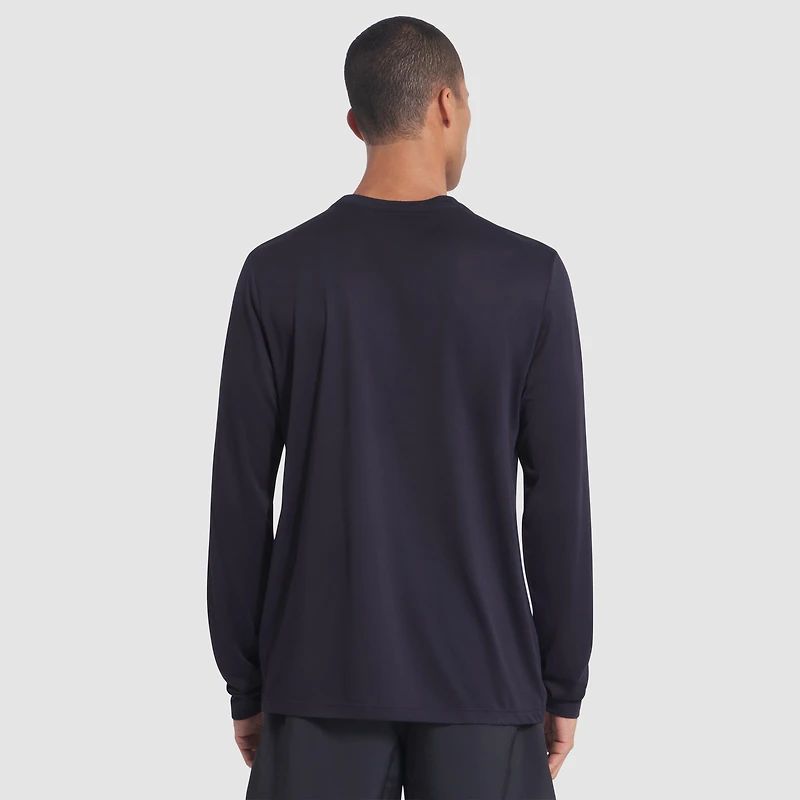 T-shirt à manches longues Nike bleu nuit Los Angeles Rams 2025 Rivalries Collection Sideline Legend Dri-FIT pour homme