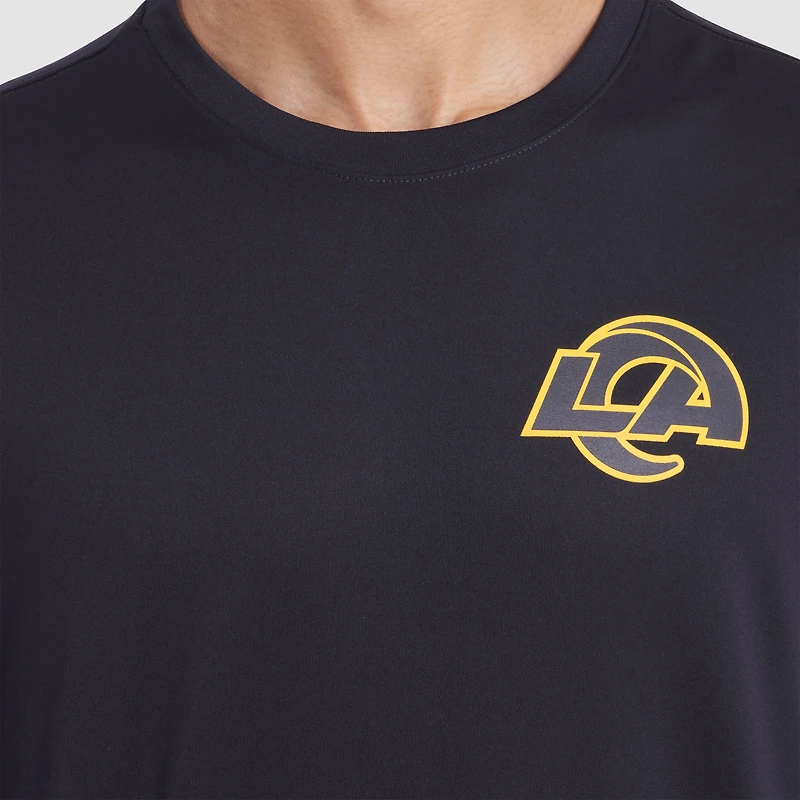 T-shirt à manches longues Nike bleu nuit Los Angeles Rams 2025 Rivalries Collection Sideline Legend Dri-FIT pour homme