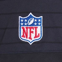 Polo Nike Dri-FIT bleu nuit pour homme, collection Rivalités 2025, Los Angeles Rams, à rayures sur le côté