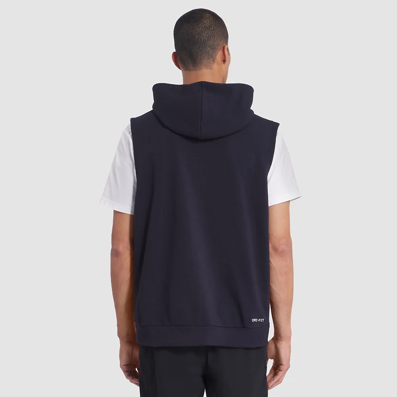 Men's Nike Midnight Blue Los Angeles Rams 2025 Rivalries Collection Standard Issue Sideline Dri-FIT Sleeveless Hoodie