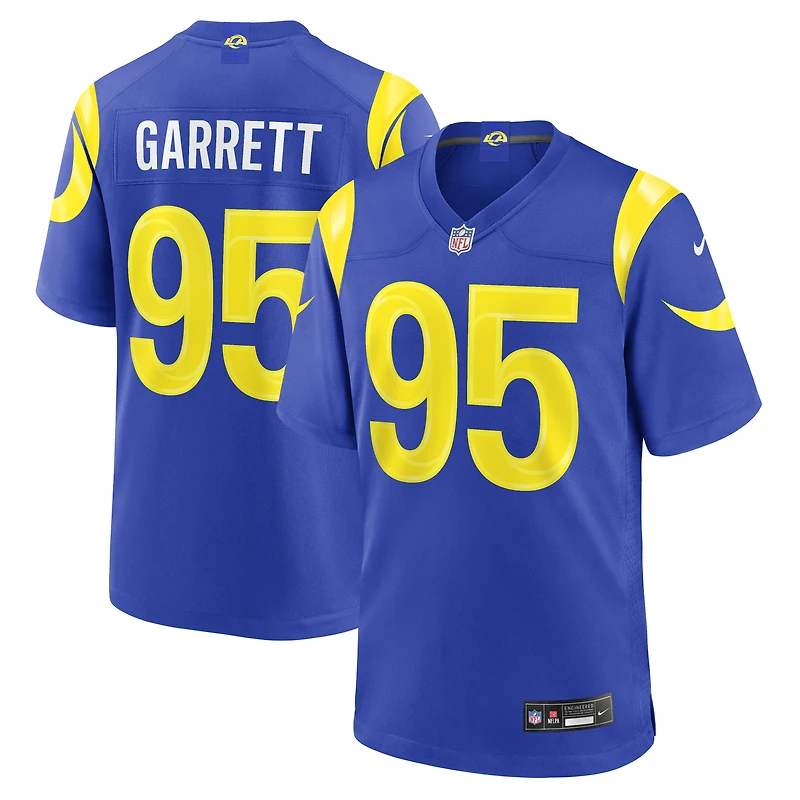 Men's Nike Myles Garrett Royal Los Angeles Rams Team Game Jersey