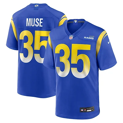 Maillot de match Nike Nick Muse Royal Los Angeles Rams pour homme