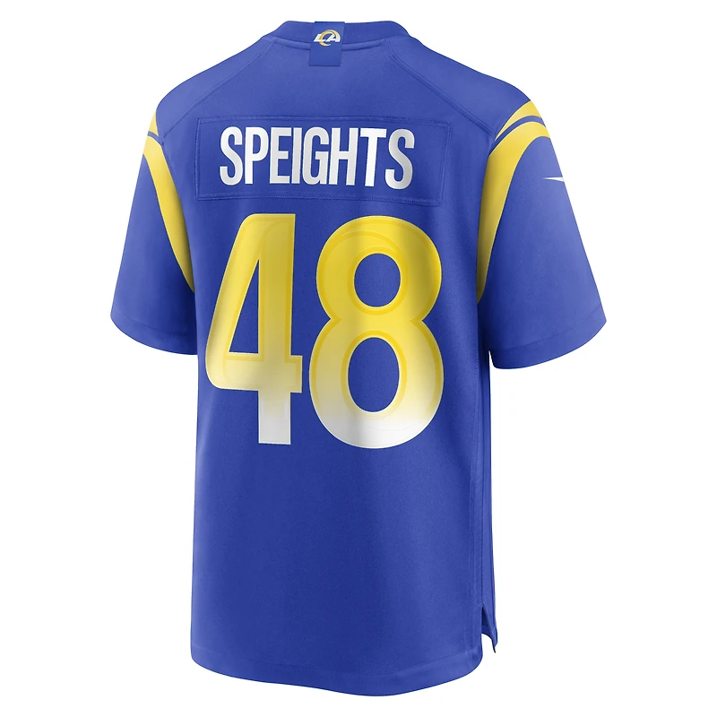 Men's Nike Omar Speights Royal Los Angeles Rams Game Jersey