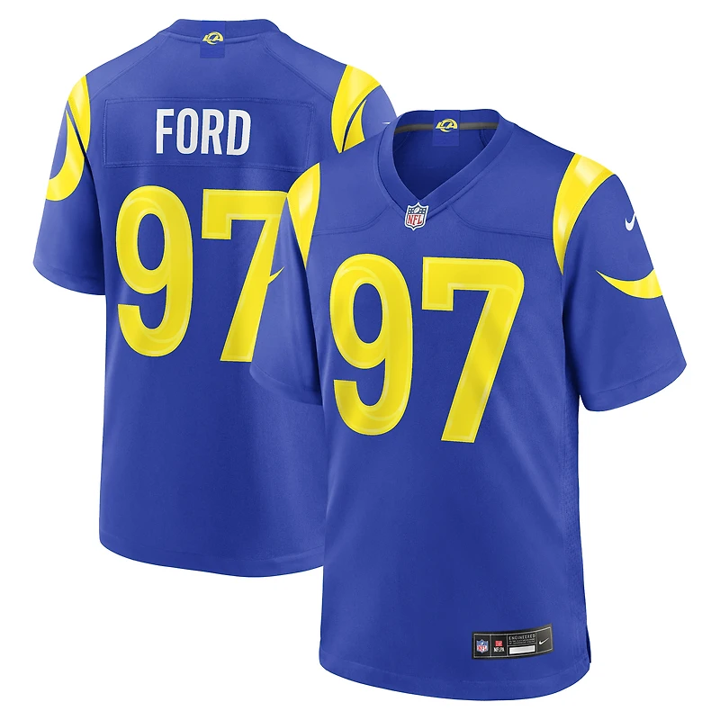 Maillot de match Nike Poona Ford Royal Los Angeles Rams pour homme