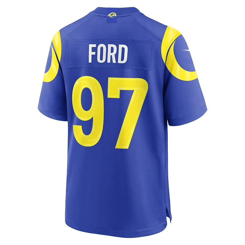 Men's Nike Poona Ford Royal Los Angeles Rams Game Jersey