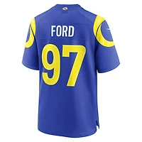 Men's Nike Poona Ford Royal Los Angeles Rams Game Jersey