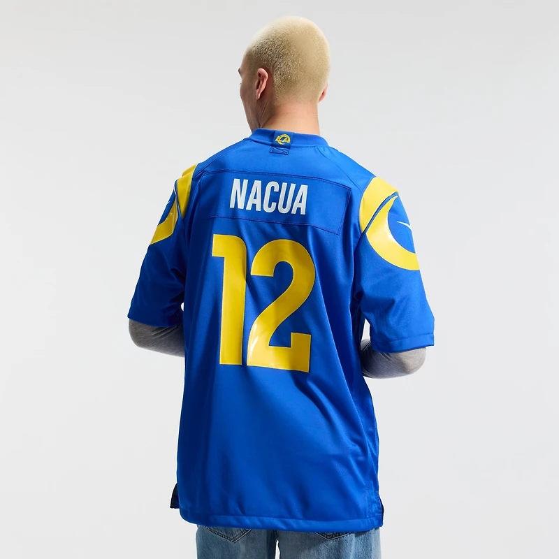 Men's Nike Puka Nacua Royal Los Angeles Rams Team Game Player Jersey