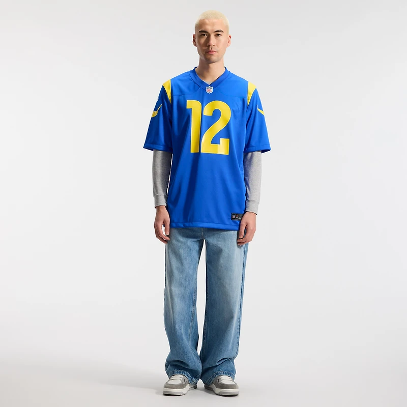 Men's Nike Puka Nacua Royal Los Angeles Rams Team Game Player Jersey