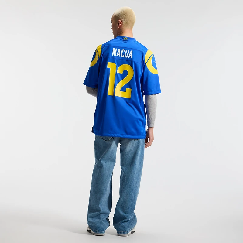 Men's Nike Puka Nacua Royal Los Angeles Rams Team Game Player Jersey