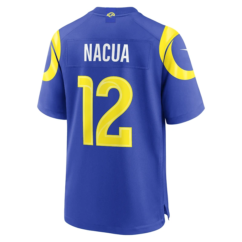 Men's Nike Puka Nacua Royal Los Angeles Rams Team Game Player Jersey