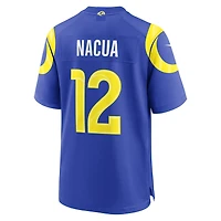 Men's Nike Puka Nacua Royal Los Angeles Rams Team Game Player Jersey