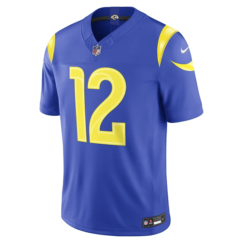 Maillot Nike Puka Nacua blanc Los Angeles Rams Vapor F.U.S.E. édition limitée cousue pour homme