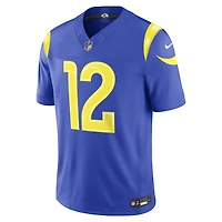 Maillot Nike Puka Nacua blanc Los Angeles Rams Vapor F.U.S.E. édition limitée cousue pour homme