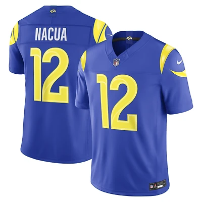 Maillot Nike Puka Nacua blanc Los Angeles Rams Vapor F.U.S.E. édition limitée cousue pour homme