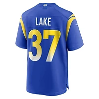 Men's Nike Quentin Lake Royal Los Angeles Rams Game Player Jersey