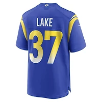 Men's Nike Quentin Lake Royal Los Angeles Rams Game Player Jersey