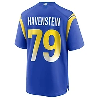 Men's Nike Rob Havenstein Royal Los Angeles Rams Game Jersey