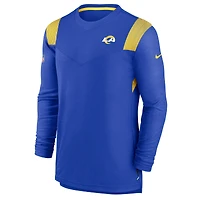 Men's Nike Royal/Gold Los Angeles Rams Sideline Performance Long Sleeve T-Shirt