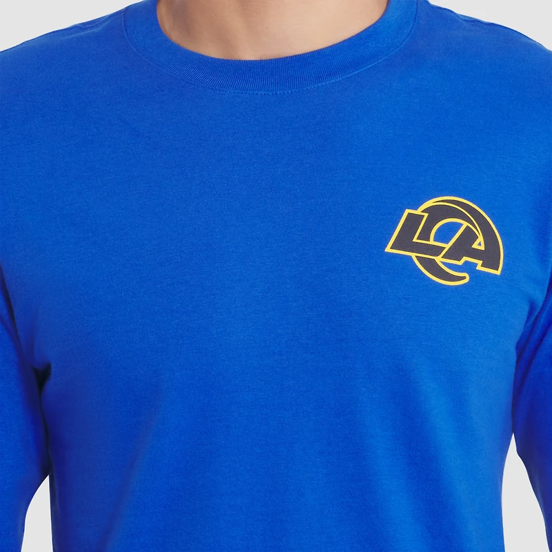 T-shirt à manches longues Nike Royal Los Angeles Rams 2025 Rivalries Collection Essential pour homme