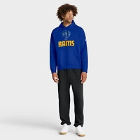 Men's Nike Royal Los Angeles Rams Best Season Rewind Club Pullover Hoodie