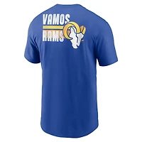 T-shirt essentiel Nike Royal Los Angeles Rams Blitz pour homme
