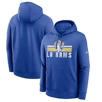 Men's Nike Royal Los Angeles Rams Club Fleece Pullover Hoodie