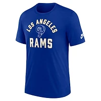 Men's Nike Royal Los Angeles Rams Favorable Timeline Tri-Blend T-Shirt