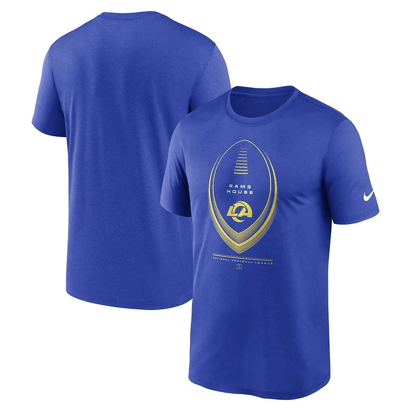 T-shirt Nike Royal Los Angeles Rams Legend Icon Dri-FIT pour homme