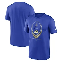 T-shirt Nike Royal Los Angeles Rams Legend Icon Dri-FIT pour homme