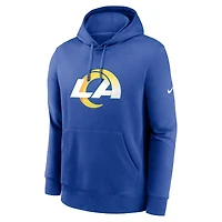 Men's Nike Royal Los Angeles Rams Primetime Club Logo Hoodie