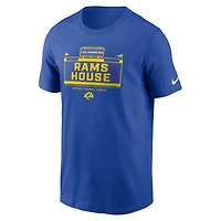 Men's Nike Royal Los Angeles Rams Primetime Local Essential T-Shirt