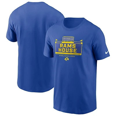 Men's Nike Royal Los Angeles Rams Primetime Local Essential T-Shirt