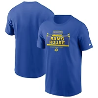 Men's Nike Royal Los Angeles Rams Primetime Local Essential T-Shirt