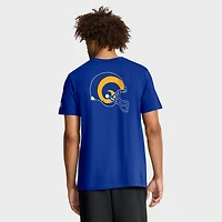 Men's Nike Royal Los Angeles Rams Rewind Front and Back Hit Essential T-Shirt