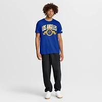 Men's Nike Royal Los Angeles Rams Rewind Front and Back Hit Essential T-Shirt