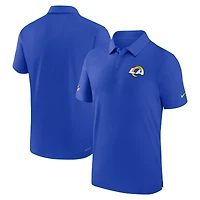 Men's Nike Royal Los Angeles Rams Sideline Coaches Performance Polo