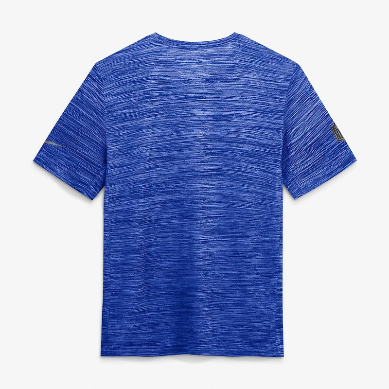 Men's Nike Royal Los Angeles Rams Sideline Double Covered Dri-FIT Velocity T-Shirt