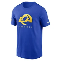 Men's Nike Royal Los Angeles Rams Sideline Performance - T-Shirt