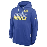 Sweat à capuche Nike Dri-FIT Royal Los Angeles Rams Sideline Standard Issue pour homme