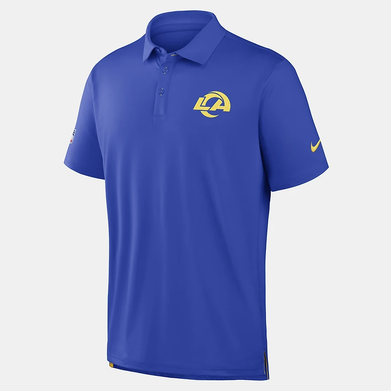 Polo Nike Dri-FIT Royal Los Angeles Rams Sideline Tour pour homme