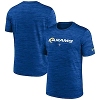Men's Nike Royal Los Angeles Rams Team Sideline Velocity Performance - T-Shirt