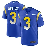 Maillot de match Nike Sam Wiglusz Royal Los Angeles Rams pour homme