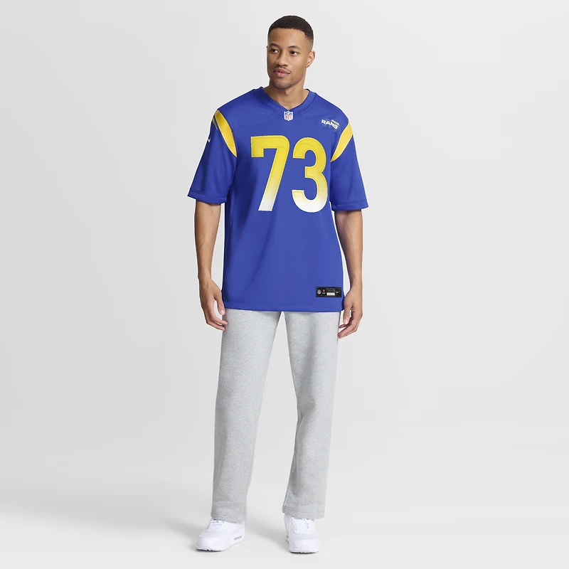 Men's Nike Steve Avila Royal Los Angeles Rams Home Game Jersey