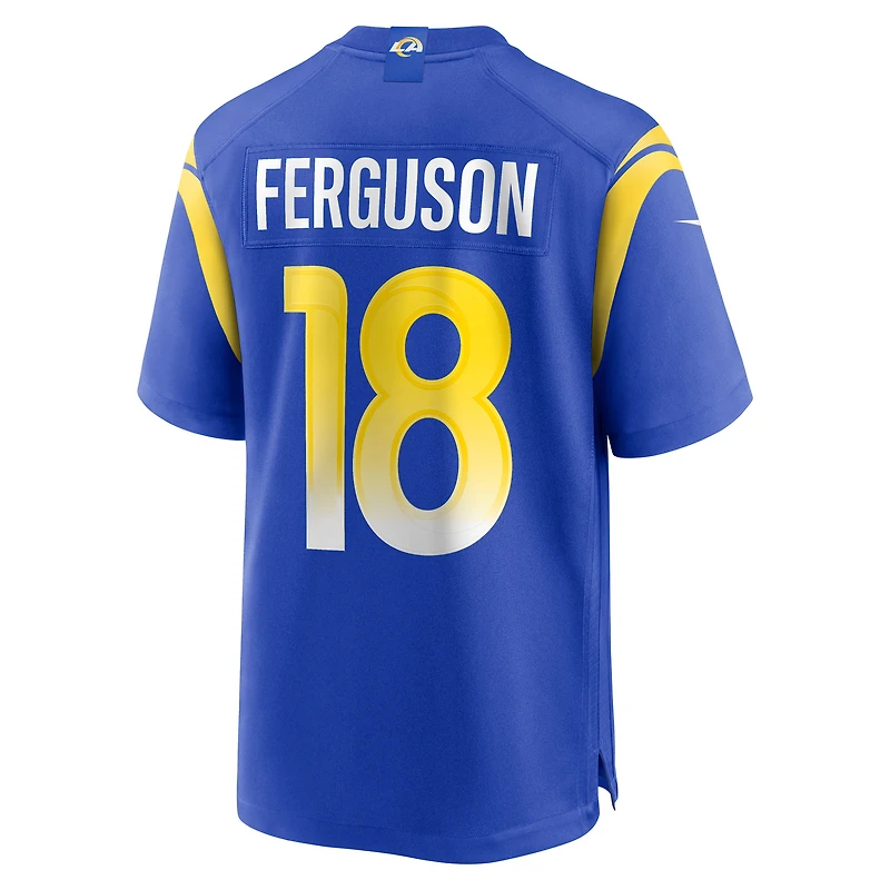 Maillot Nike Terrance Ferguson Royal pour homme des Los Angeles Rams