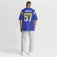 Men's Nike Ty Hamilton  Royal Los Angeles Rams Team Game Jersey