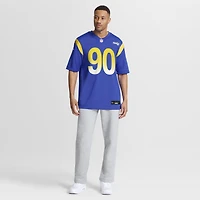 Men's Nike Tyler Davis  Royal Los Angeles Rams Team Game Jersey