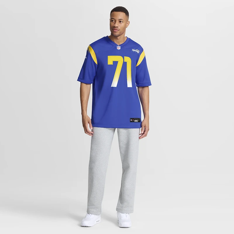Maillot de match d'équipe Nike Warren McClendon Jr. Royal Los Angeles Rams pour Homme