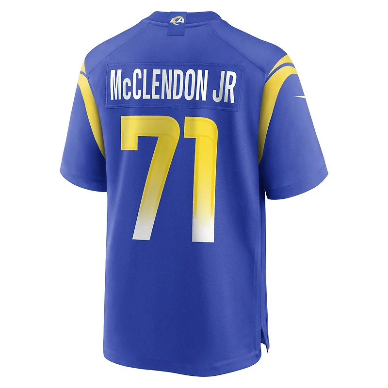 Men's Nike Warren McClendon Jr. Royal Los Angeles Rams Team Game Jersey