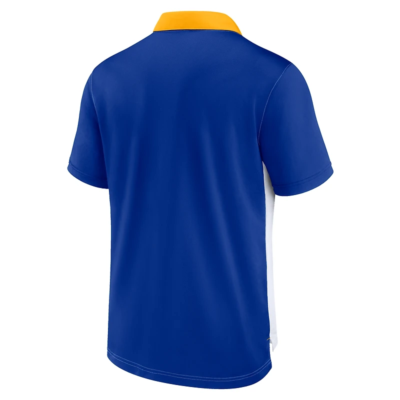 Polo piqué Nike Rewind pour homme, blanc/bleu royal, Los Angeles Rams