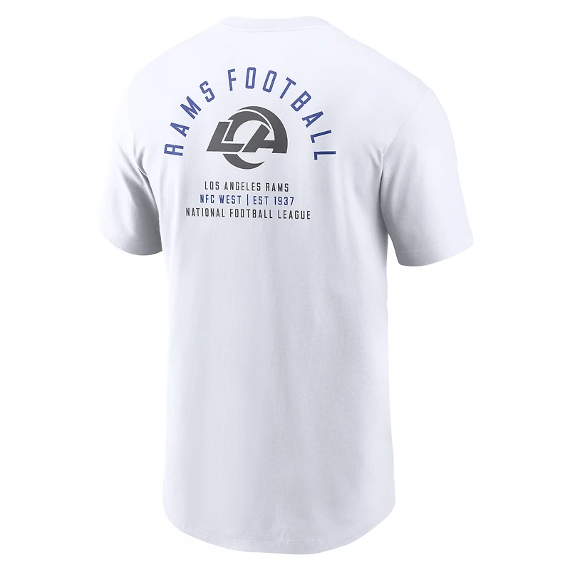 Men's Nike  White Los Angeles Rams Essential T-Shirt